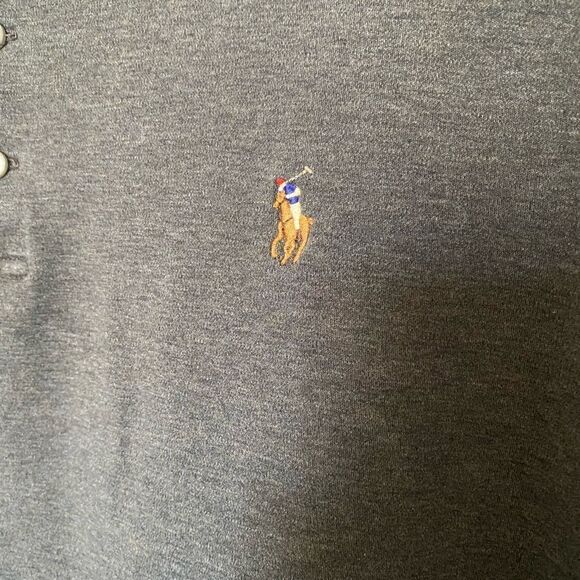 POLO by Ralph Lauren Men’s Classic Fit Gray Long Sleeves Shirt Size XL - Picture 3 of 4